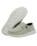 The Hey Dude Shoes Womens Wendy Natural Shoes in Sage