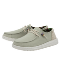 The Hey Dude Shoes Womens Wendy Natural Shoes in Sage