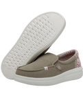 The Hey Dude Shoes Womens Misty Rise Shoes in Desert Rose