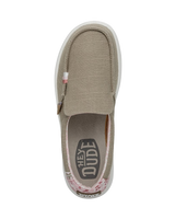 The Hey Dude Shoes Womens Misty Rise Shoes in Desert Rose