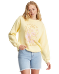 The Billabong Womens Home Sweet Home Sweatshirt in Pineapple