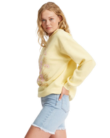 The Billabong Womens Home Sweet Home Sweatshirt in Pineapple