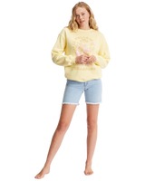 The Billabong Womens Home Sweet Home Sweatshirt in Pineapple