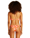 The Billabong Womens X Wrangler Out West Dreamin Reverse Tie Tanga Bikini Bottoms in Fireside