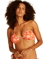 The Billabong Womens X Wrangler Out West Dreamin Reversible Donna Bikini Top in Fireside