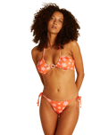 The Billabong Womens X Wrangler Out West Dreamin Reversible Donna Bikini Top in Fireside