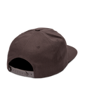 The Volcom Mens Volbaige Trucker Cap in Rinsed Black