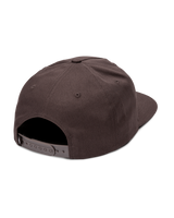 The Volcom Mens Volbaige Trucker Cap in Rinsed Black