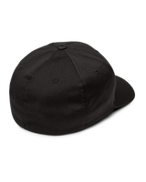 The Volcom Mens Full Stone Flexfit Cap in Black