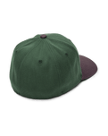 The Volcom Mens Hot Tune Flexfit Cap in Dark Forest