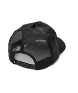 The Volcom Mens Cheat Death Trucker Cap in Black