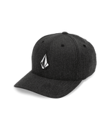 The Volcom Mens Full Stone Flexfit Cap in Charcoal Heather