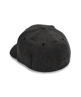 The Volcom Mens Full Stone Flexfit Cap in Charcoal Heather