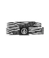 The Volcom Circle Web Belt in Off White