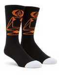 The Volcom Mens Skate Vitals Remy S Socks in Black