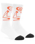 The Volcom Mens Skate Vitals Remy S Socks in Off White