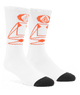 The Volcom Mens Skate Vitals Remy S Socks in Off White