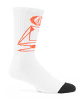 The Volcom Mens Skate Vitals Remy S Socks in Off White