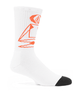 The Volcom Mens Skate Vitals Remy S Socks in Off White