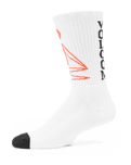 The Volcom Mens Skate Vitals Remy S Socks in Off White