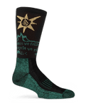 The Volcom Mens Tokyo True Bryan Iguchi Socks in Stealth