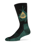 The Volcom Mens Tokyo True Bryan Iguchi Socks in Stealth