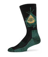 The Volcom Mens Tokyo True Bryan Iguchi Socks in Stealth