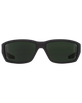 The Spy Dirty Mo Polorised Sunglasses in Matte Black & HD Plus Grey Green Mirror