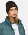 The Dickies Womens Gibsland Beanie in Dark Brown