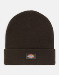 The Dickies Womens Gibsland Beanie in Dark Brown