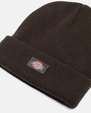 The Dickies Womens Gibsland Beanie in Dark Brown