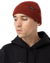 The Dickies Mens Woodworth Beanie in Fired Brick