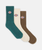 The Dickies Mens Valley Grove Socks (3 Pack) in Mushroom