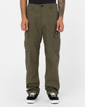 The Dickies Mens Eagle Bend Trousers in Military Green