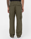 The Dickies Mens Eagle Bend Trousers in Military Green