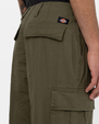 The Dickies Mens Eagle Bend Trousers in Military Green