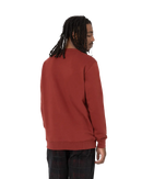 The Dickies Mens Aitkin Sweatshirt in Fired Brick & Grey