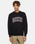 The Dickies Mens Aitkin Sweatshirt in Black & Plum