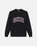 The Dickies Mens Aitkin Sweatshirt in Black & Plum