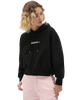 The Dickies Womens Loretto Boxy Hoodie in Black