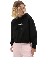 The Dickies Womens Loretto Boxy Hoodie in Black