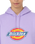 The Dickies Womens Icon Logo Hoodie in Purple Rose