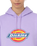 The Dickies Womens Icon Logo Hoodie in Purple Rose