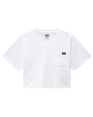 The Dickies Womens Porterdale Crop Top in White