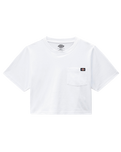 The Dickies Womens Porterdale Crop Top in White