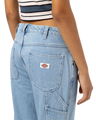 The Dickies Womens Ellendale Jeans in Vintage Blue