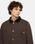 The Dickies Mens Duck Canvas Chore Jacket in Dark Brown