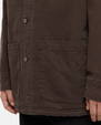 The Dickies Mens Duck Canvas Chore Jacket in Dark Brown