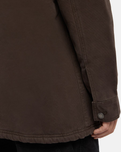 The Dickies Mens Duck Canvas Chore Jacket in Dark Brown