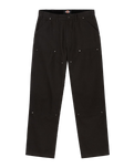 The Dickies Mens Duck Canvas Utility Trousers in Stone Washed Black